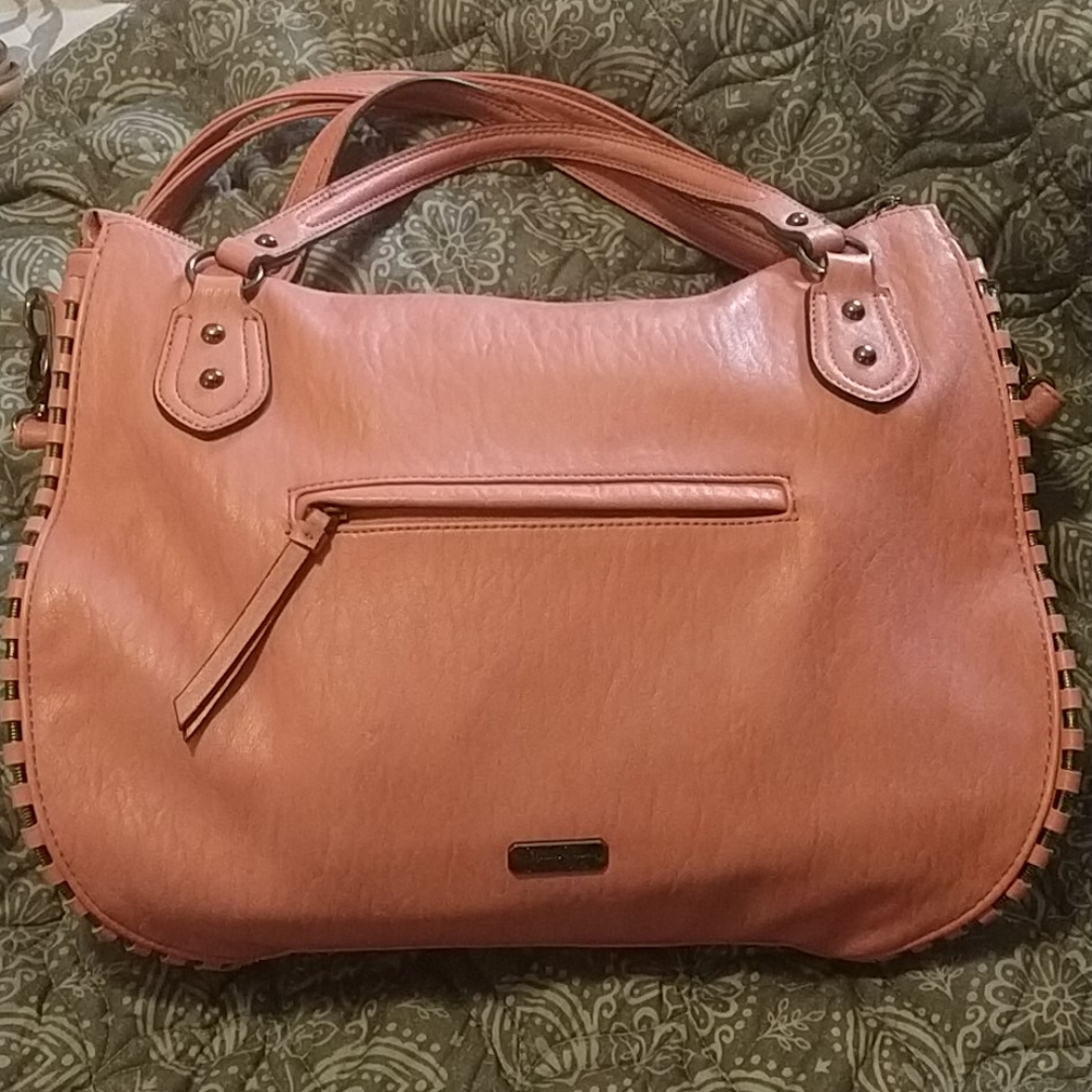 Jessica Simpson pink handbag purse bag satchel